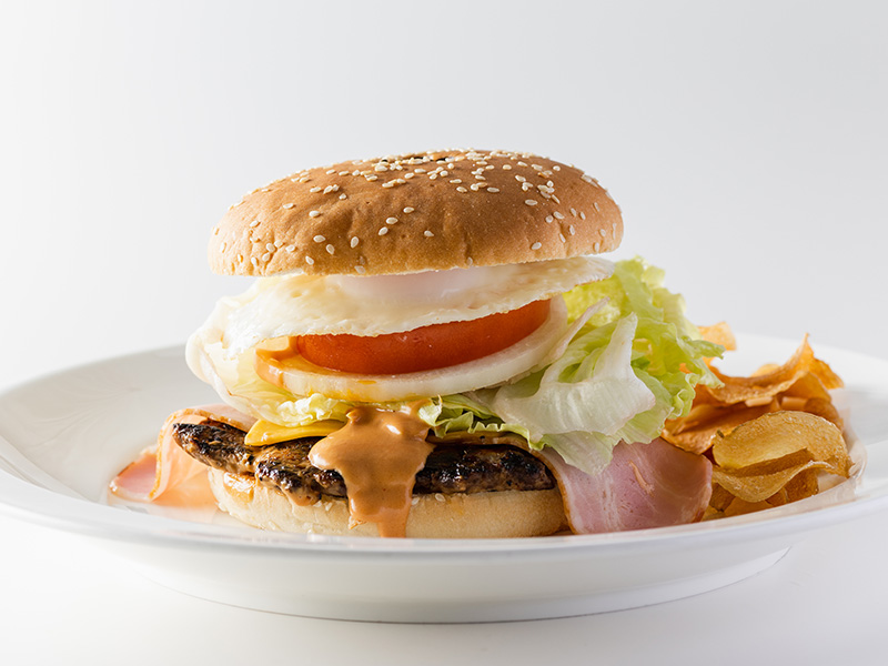 長崎県産和牛のビッグバーガーセット