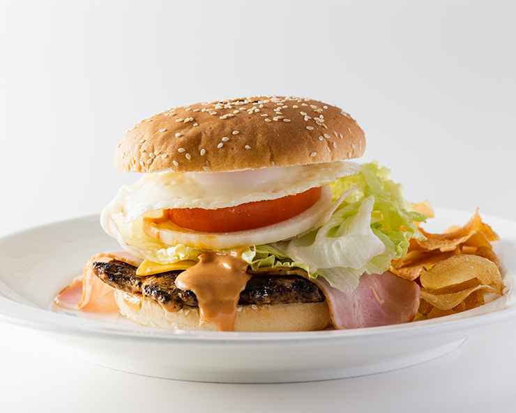 長崎県産和牛のビッグバーガーセット