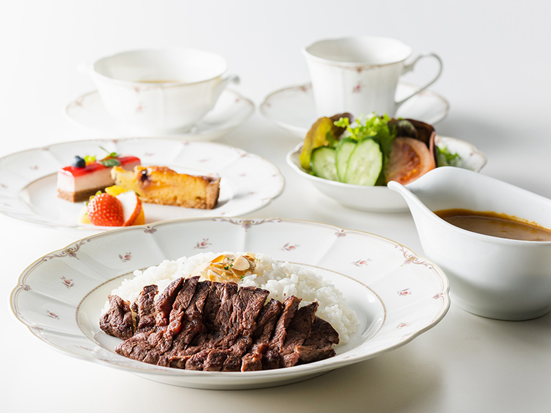 ステーキカレーセット