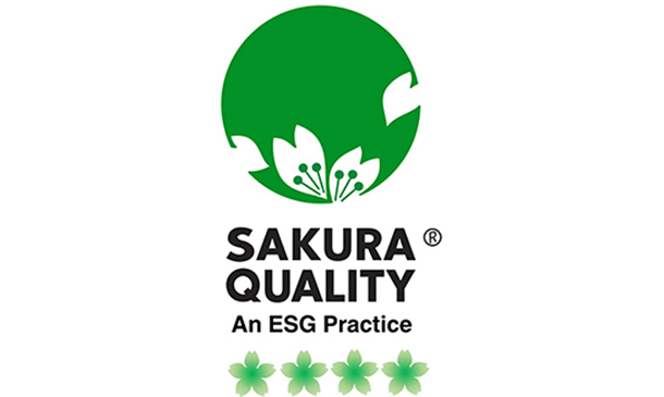 「Sakura Quality An ESG Practice（通称：サクラクオリティグリーン）」の「4御衣黄ザクラ」を取得いたしました。