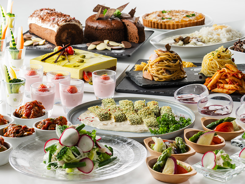 2月　バレンタインスイーツとパスタ＆サラダ