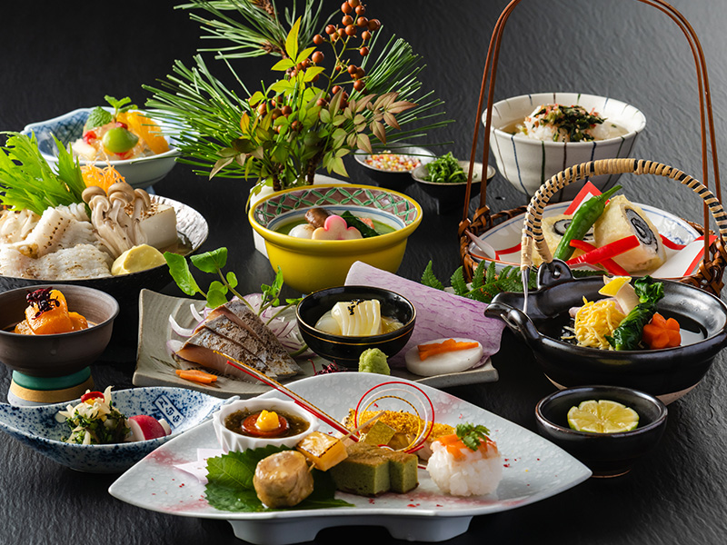 【3日前迄の要予約】 あじ彩会席「椿」（1月・2月）　　　　