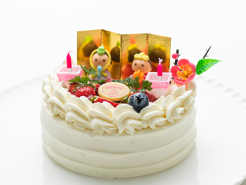 【完全予約制】ひなまつりケーキ